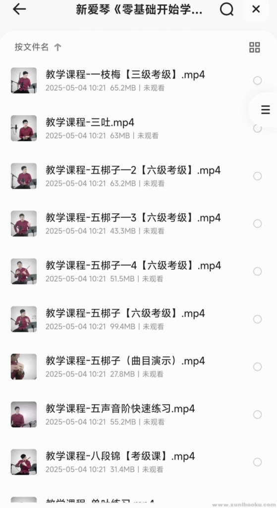 《零基础开始学竹笛教学课程》从入门到大师 100节精品课【视频教学】