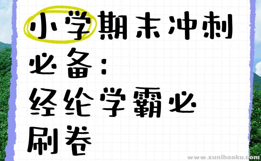 经纶学霸《2025春小学学霸期末必刷卷·语数英》