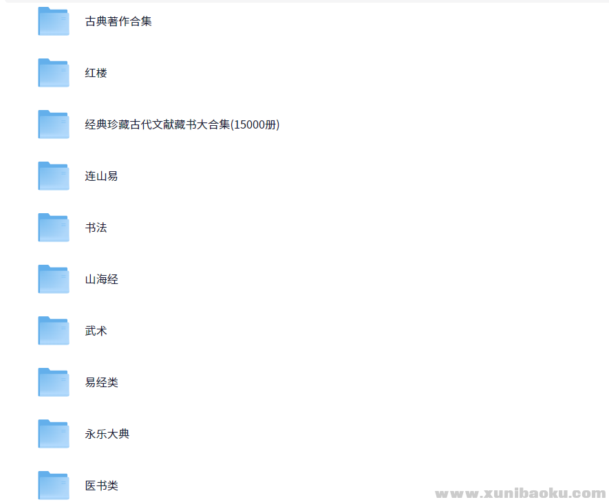 古籍大全 易经 山海经 道教 武术 医书 永乐大典等 PDF 169.4G