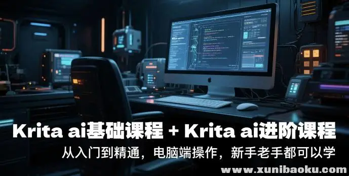 krita ai基础课程+Krita ai进阶课程 从入门到精通 电脑端操作 新手老手都可以学