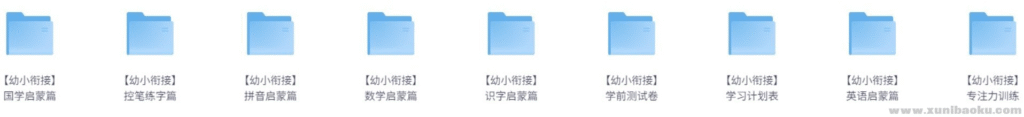 小学学习知识合集（包括语数外动画、视频、绘本、试卷、资料，共843G）