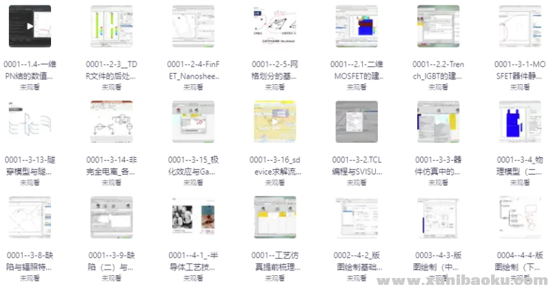 半导体器件建模仿真与分析教程