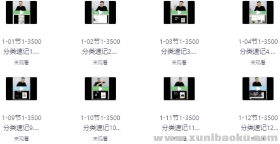 小学到高中全阶段的词汇速记课程【刘一男3500魔卡词【1-3500词汇分类精讲速记】】[218.87GB]