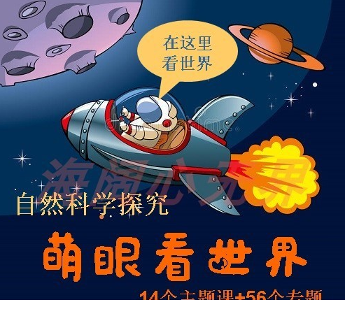 萌眼看世界《大百科》少儿全脑科学启蒙视频课 14 大主题高清 MP4 百度云网盘资源 4-12 岁科普启蒙全集
